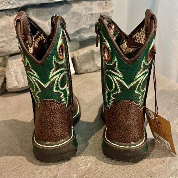 Twister Blaise Western Boots, Square Toe,
Side Zipper,TPR Outsole,100% PU - Picture 8 of 10